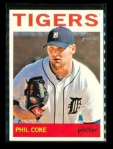 2013 Topps Heritage Baseball Trading Card #365 Phil Coke Detroit Tigers - £7.92 GBP
