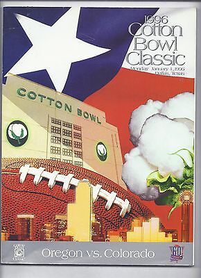 Primary image for 1996 Cotton Bowl Game Program Oregon Colorado