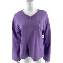 Disney Parks Womens Sweatshirt Top Size Small Purple Embroidered Bell Sl... - $34.65