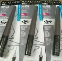 Lot of 3 Master - Precise Ink - Metallic Liquid Eyeliners - Violet #540 - £10.93 GBP