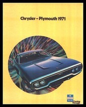 1971 Chrysler Plymouth Brochure Cuda Road Runner 71 - £9.37 GBP