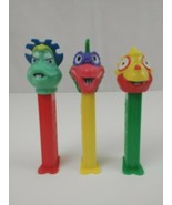 Vintage Lot of 3 Dragon Head 5&quot; Tall Pez Dispensers Different Dragon Heads - $234.11 MXN