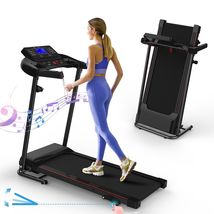 Folding Treadmill for Home Electric 2.5 HP Foldable Running Machine w/Incline - £313.75 GBP
