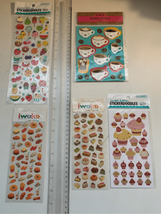 Scrapbooking STICKERS Sweets &amp; Treats Crafting-Lot of 5 Packs-NEW School... - £8.27 GBP