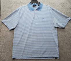 Ashworth Golf Performance Polo Shirt Mens XL Multi Striped Slit Collar P... - $33.38 CAD