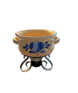 Pouporri or Wax Simmer Pot with Stand NCE Rare 1986 Country Style Farmhouse - $283.25 MXN