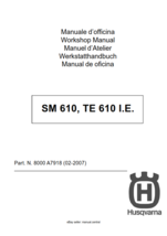 HUSQVARNA 2007 SM TE 610 REPAIR WORKSHOP SERVICE MANUAL REPRINTED COMB B... - $74.99
