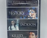 Ultimate Thriller Michael Jackson 3 Films History Superstar What Killed ... - £10.25 GBP