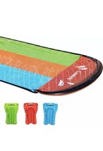 Coopark Triple Waterslide Slip for Kids and Inflatable Slide Surf Rider Sliding - £31.84 GBP