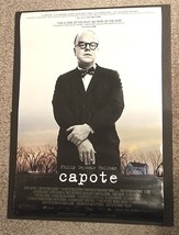 Capote Promo Movie Theater Poster 2005 w/ Philip Seymour Hoffman 27&quot;w x ... - $14.99