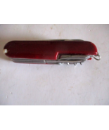 Pocket Knife, Multi-Tool, Openers, etc. Red Handle GUC SURVIVOR/UTILITY - $235.17 MXN