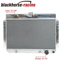 Aluminum Radiator 3 Row Fit 1963-1968 Chevy Impala L6 V8 /1964-1967 EI C... - $139.99