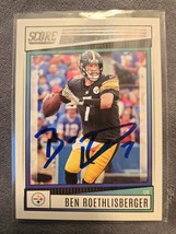 Ben roethlisberger Hand Signed Football Card Autographed Pittsburgh Stee... - $29.00