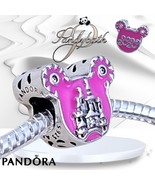 Pandora Disney Parks Mickey Mouse Sleeping Beauty Castle Pink Enamel 202... - €56,98 EUR