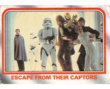 1980 Topps Star Wars #108 Escape From Their Captors Chewbacca Leia B - £0.69 GBP