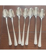 7 Vintage SS Ice Tea Spoons Colonial Ricmond by Ekco Siver Silver Made i... - €21,69 EUR