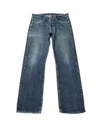 Vintage Levis Hesher Lowrise Straight  Jeans Mens 34x32 Distressed Y2K - $74.69 CAD