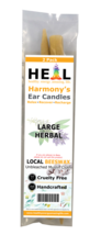 Large Herbal Beeswax Harmony&#39;s Ear Candles- 2 Pack - £7.93 GBP+