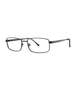 Bo Men&#39;s Eyeglasses - Modern Collection Frames - Matte Black 55-17-140 - €50,82 EUR
