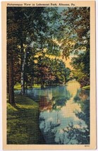 Postcard Picturesque View In Lakemont Park Altoona Pennsylvania - $3.42