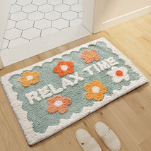 1PC Ins Simple Bathroom Floret Carpet Flower Area Rugs Anti Slip - £13.90 GBP+