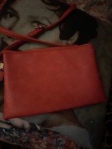 UNBRANDED Faux Vegan Leather  Poppy Red Handbag - $11.88