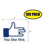 100 PACK 4"x3.5" YOU LIKE THIS Sticker Decal Humor Funny VG0096 - $84.15