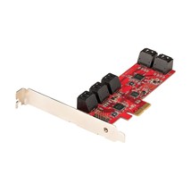 StarTech.com SATA PCIe Card - 10 Port PCIe SATA Expansion Card - 6Gbps -... - £136.12 GBP