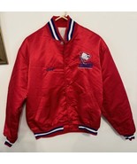 VINTAGE South Carolina StingRays Starter Satin Jacket Coat Red 90s Hocke... - £155.80 GBP