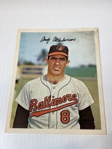 Vtg Andy Etchebarren 5.5 X 7 Photo Card 1967 Dexter Press MLB Baltimore Orioles - $12.99