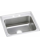 Elkay LRAD221965 Lustertone 22&quot; Drop In Single Basin Stainless Steel Kit... - $7,825.95 MXN