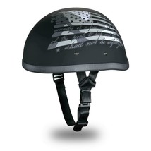 Daytona Skull Cap EAGLE- W/ 2ND AMENDMENT Novelty non DOT Motorcycle Helmet - £54.00 GBP
