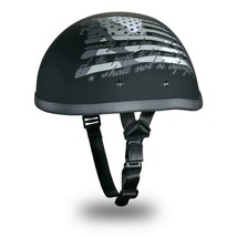 Daytona Skull Cap EAGLE- W/ 2ND AMENDMENT Novelty non DOT Motorcycle Helmet - £54.17 GBP