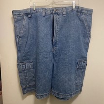 Wrangler Men’s Denim Shorts size waist 48 Light Blue - $11.40
