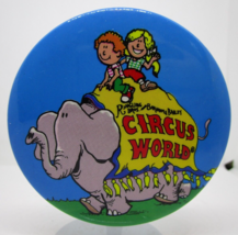 1978 Ringling Bros Barnum and Bailey Circus World Pin Button Pinback 3 inch - $9.89