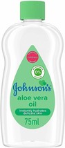 Johnson&#39;s Baby Oil with Aloe Vera &amp; Vitamin E Soothes And Nourishes 75mL - $553.85 MXN