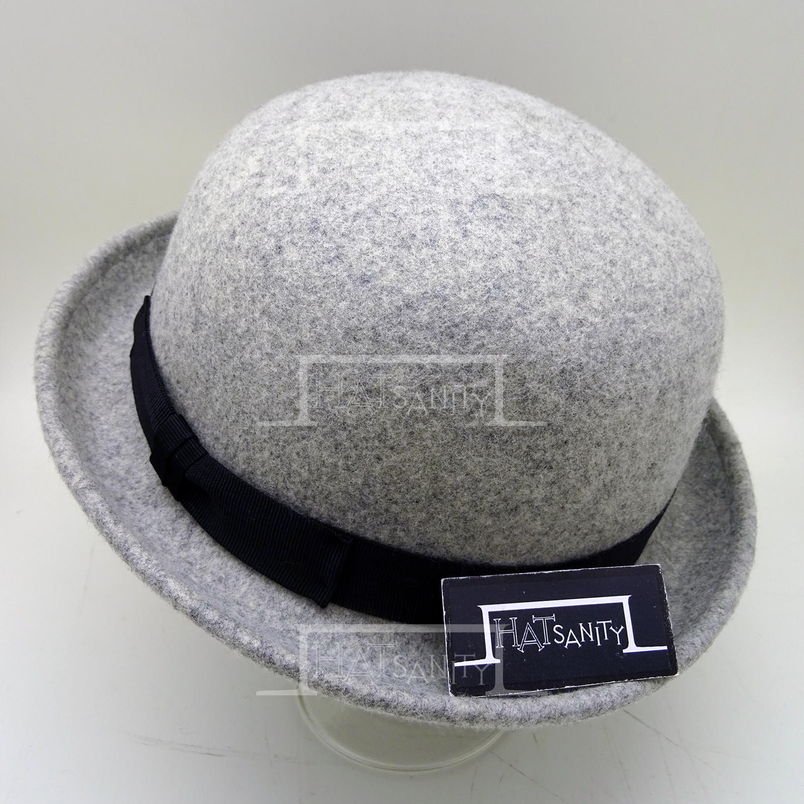 Primary image for HATsanity KIDs Fashion Wool Felt Soft Bowler Hat - Gray