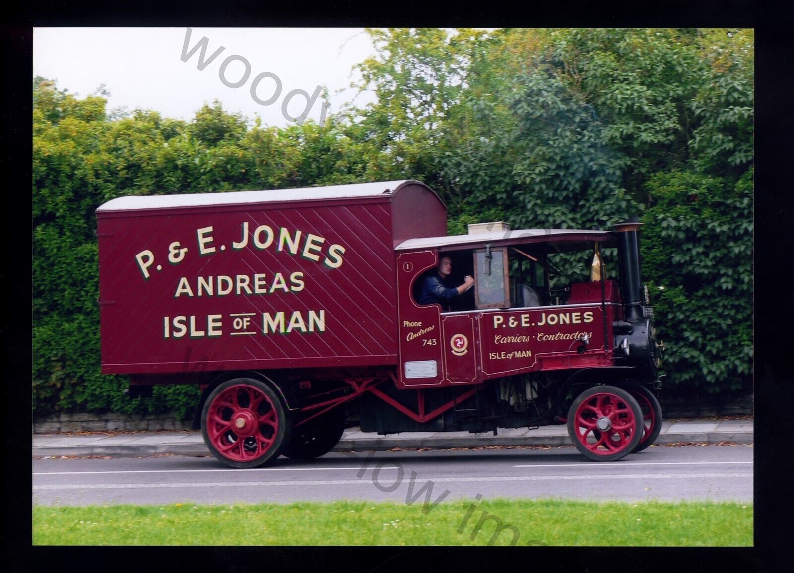 tz1399 - Steam Wagon - Foden 13848. Reg.RB-3525 (P&amp;E Jones) c2007 - phot... - $1.26