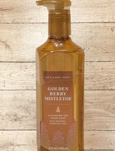 Bath &amp; Body Works Golden Berry Mistletoe Cleansing Gel Hand Soap 8 oz New Sealed - £6.15 GBP
