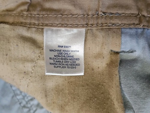 St. John's Bay Cargo Shorts, Men's 38, Beige/Gray 100% Cotton Item image 4