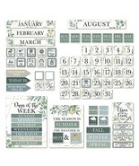Greenery Classroom Calendar | Bulletin Board | Classroom Supplies - $409.87 MXN
