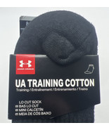 Under Armour Socks Mens 8-12 Women’s 9-12 UA Training Low Cut 3 Pairs Black - £14.65 GBP