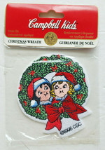 Vintage 1995 Fibre Craft Campbell Soup Kids Christmas Wreath IRON-ON U51 - £4.74 GBP