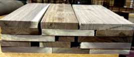 BOX LOT OF VARIOUS SIZED BEAUTIFUL WALNUT LUMBER BLANKS 16&quot; LENGTHS X 3/... - $57.37