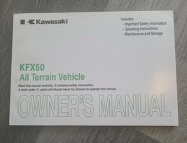 Kawasaki Owners Manual 2014 KFX50  ksf50be 99987-1801 oem factory dvd - £15.17 GBP