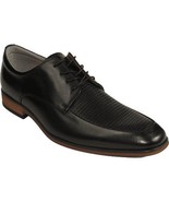Men's Shoes Steve Madden Soft Leather upper Lace Up Imala Black - $149.99