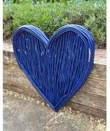 Royal Blue Wicker Heart- 60cm - €97,75 EUR Royal Blue Wicker Heart- 60cm - €97,75 EUR
