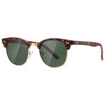Polarized Sunglasses For Women And Men Semi Rimless Frame Retro Sun Glasses Ae03 - £21.40 GBP