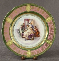 Vintage Royal Vienna Porcelain Portrait Art Cabinet Plate Angelica Kauffmann #8 - £191.92 GBP