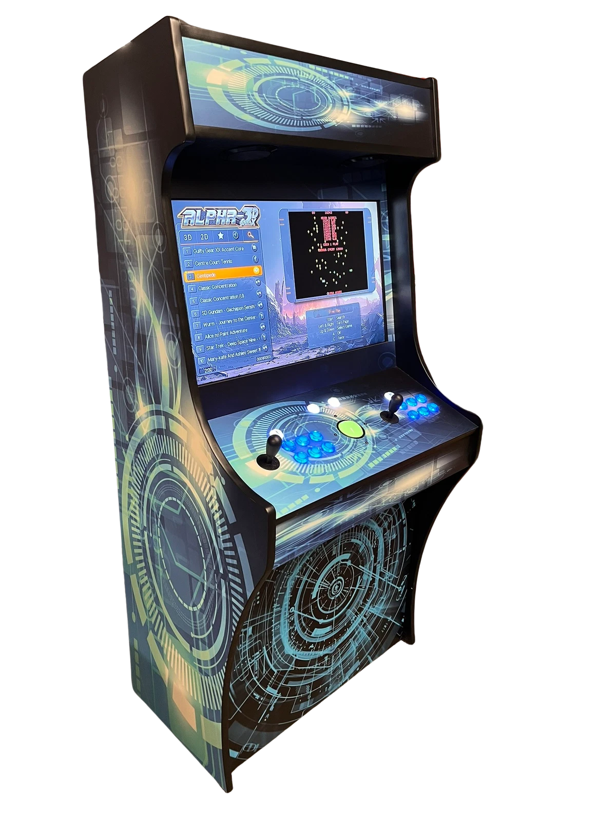  Blue Space Arcade Machine Two Player 32&quot; - $5,719.44 CAD